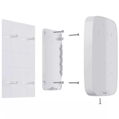 Clavier tactile sans fil blanc Ajax Keypad Plus Jeweller avec lecteur de badge thumbnail 5