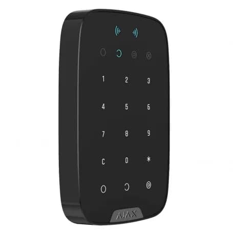 Clavier tactile sans fil noir Ajax Keypad Plus Jeweller avec lecteur de badge thumbnail 2