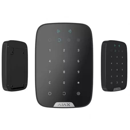Clavier tactile sans fil noir Ajax Keypad Plus Jeweller avec lecteur de badge thumbnail 4