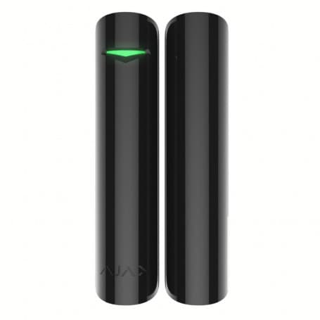Détecteur d'ouverture magnétique sans fil Ajax DoorProtect Jeweller noir pour alarme Ajax