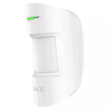 Détecteur de mouvement et bris de vitre sans fil hors animaux Ajax CombiProtect Jeweller blanc pour alarme Ajax thumbnail 2