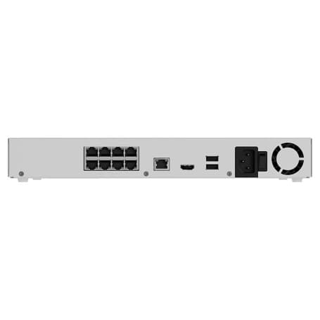 NVR PoE 4K Ajax NVR H2D8PAC (8-ch) White 8 ports PoE 160W thumbnail 3