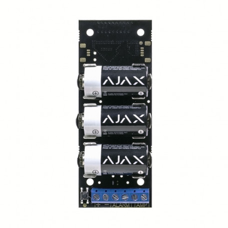 AJAX Transmitter Jeweller : Module sans fil pour connecter des détecteurs filaires tiers