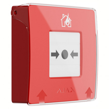 Bouton poussoir mural sans fil Ajax ManualCallPoint (Red) pour déclenchement alarme incendie thumbnail 2