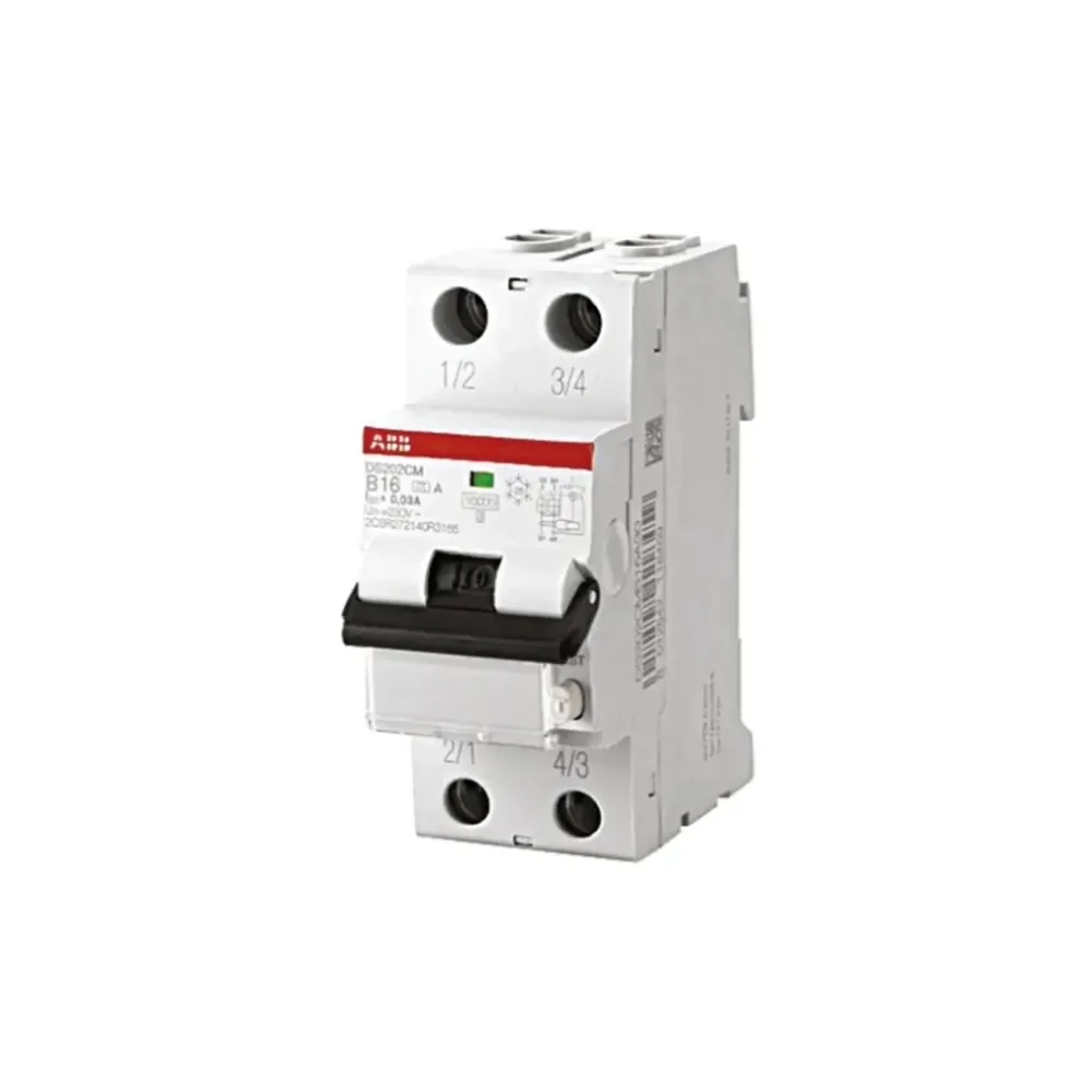 Disjoncteur Différentiel ABB DS202C C25 A 30mA 2P RCBO