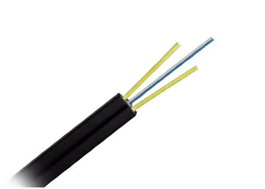 Drop cable exterieur, avec  autoporteur en acier thumbnail 3