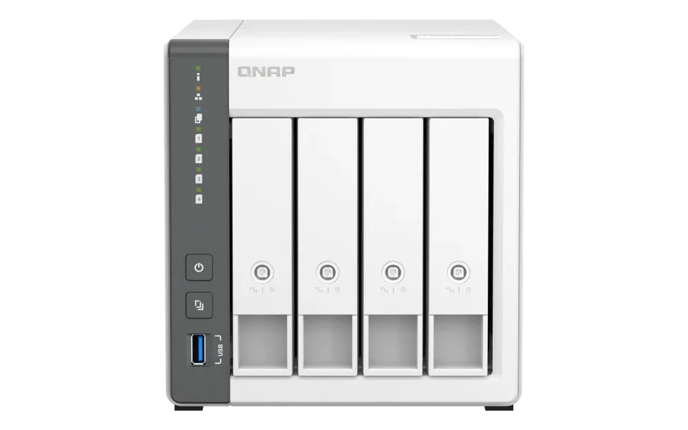 NAS QNAP TS-433 4 baies ARM Cortex-A55 4 Go 2.5GbE