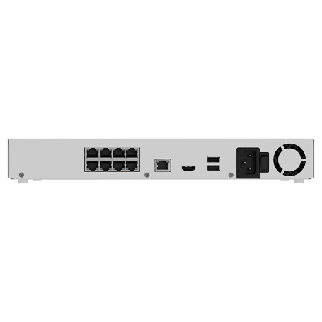 NVR PoE 4K Ajax NVR H2D8PAC (8-ch) White 8 ports PoE 160W thumbnail 3