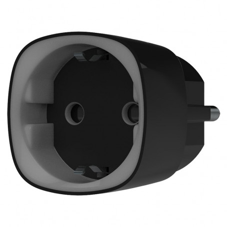 Prise intelligente connectée sans fil noire Ajax Socket (type F) Jeweller pour alarme sans fil Ajax thumbnail 2