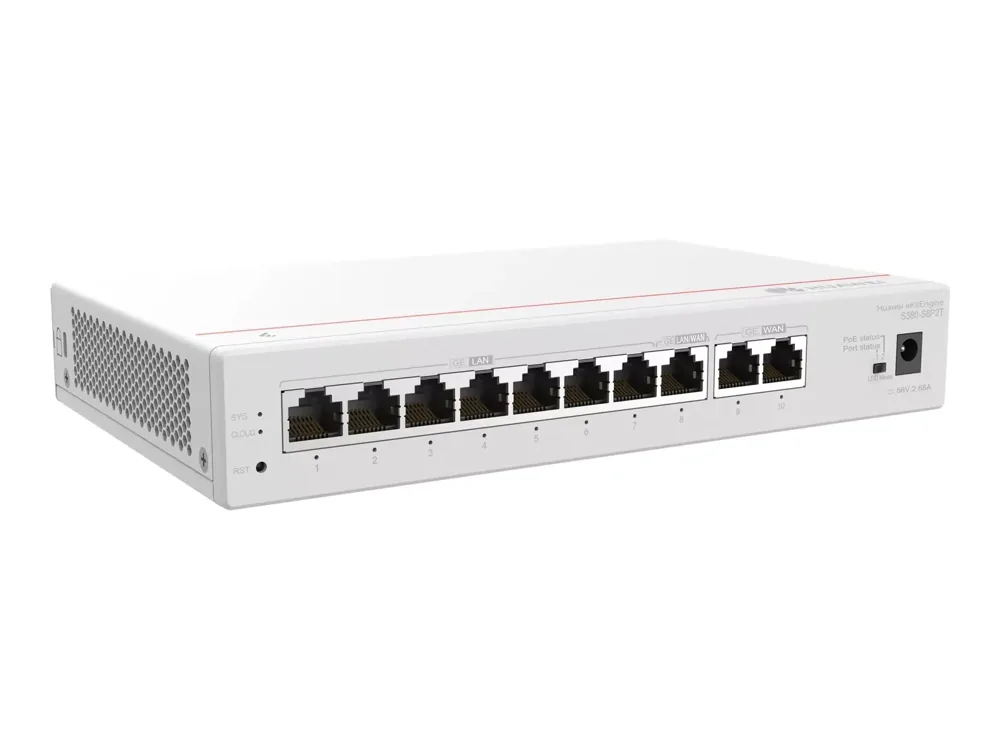 Switch Huawei eKit S380-S8P2T 8 Ports GE PoE+ 2 Combo