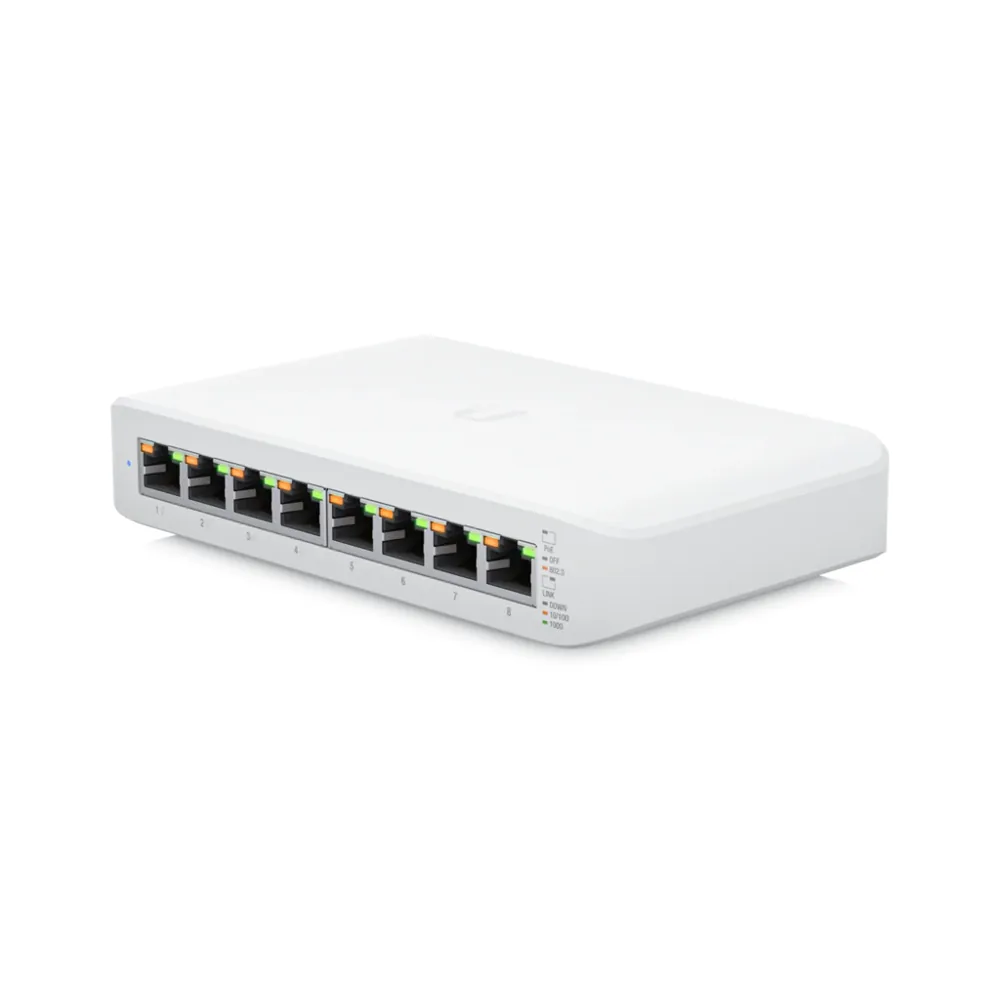 Switch Ubiquiti UniFi USW-Lite-8-PoE 8 Ports Gigabit PoE+ Manageable