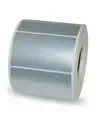 Etiquette Plastique Argent-Silver, 51x25mm (2580 etiquettes/rouleau) rubans recommandes: 5095 resine