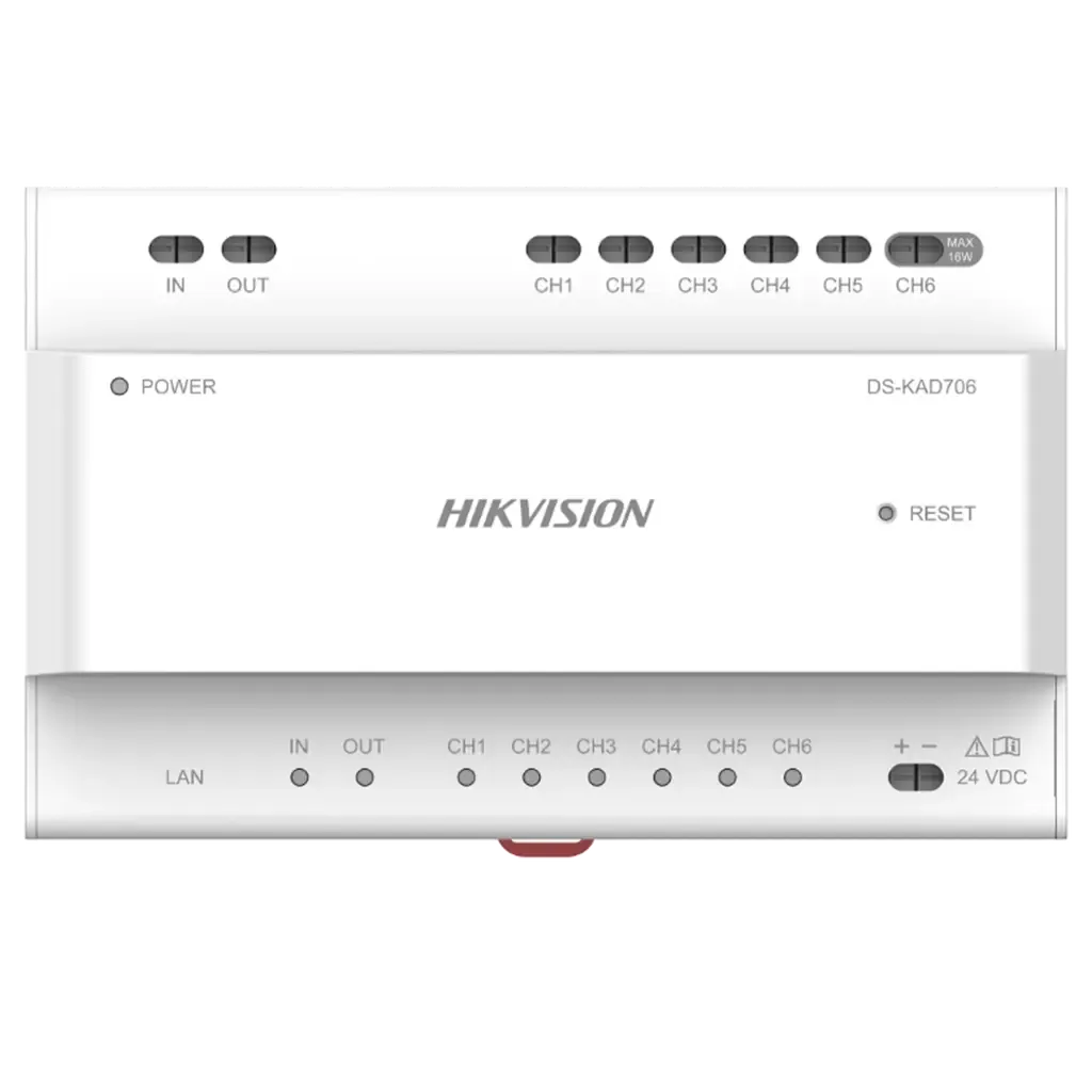 Hikvision DS-KAD7060EY - Distributeur HD 2 fils pour portier vidéo 48VDC