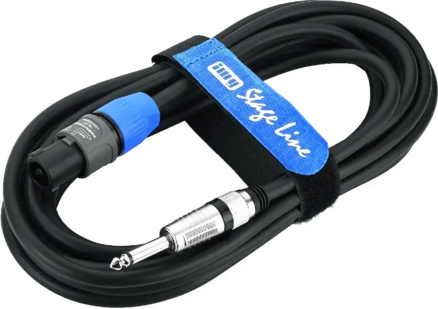 MSCN-8100/SW 10m cable NEUTRIK SPEAKON plug NL-2FX and 6.3 mm mono plug