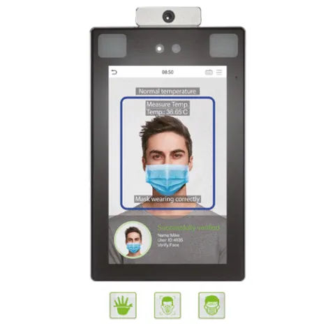 Terminal Biométrique ZKTeco ProFace X Faciale + Paume Haute Capacité